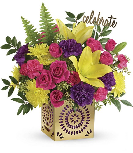 Teleflora's Colorful Celebration Bouquet